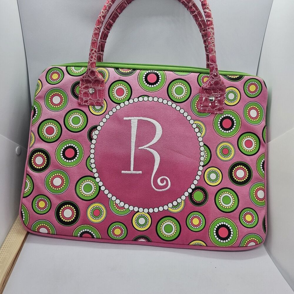 MSC Mainstreet Collection Initial "R"‎ Laptop/Tote Bag 15x11
